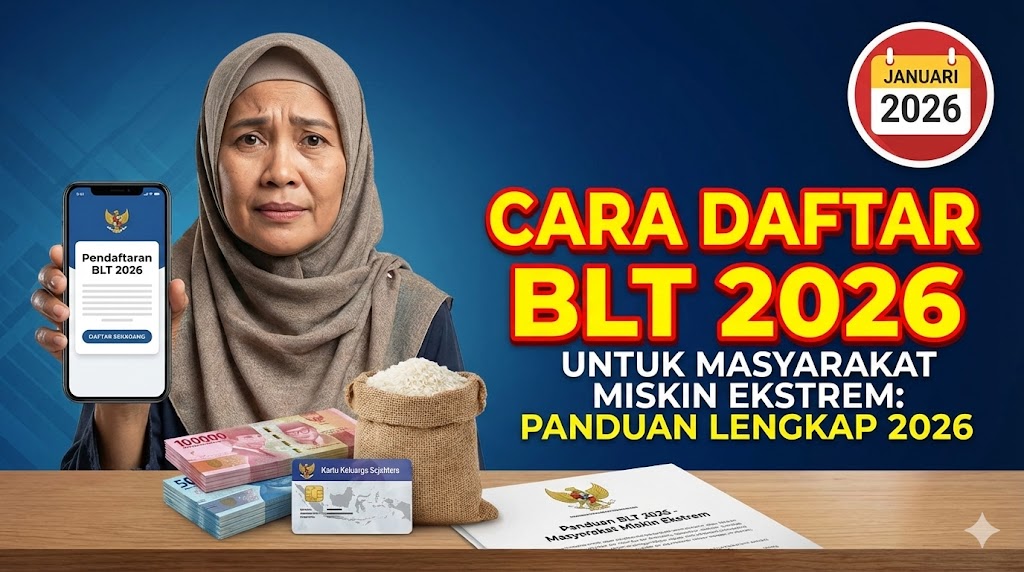 Cara Daftar BLT 2026 untuk Masyarakat Miskin Ekstrem: Panduan Lengkap 2026